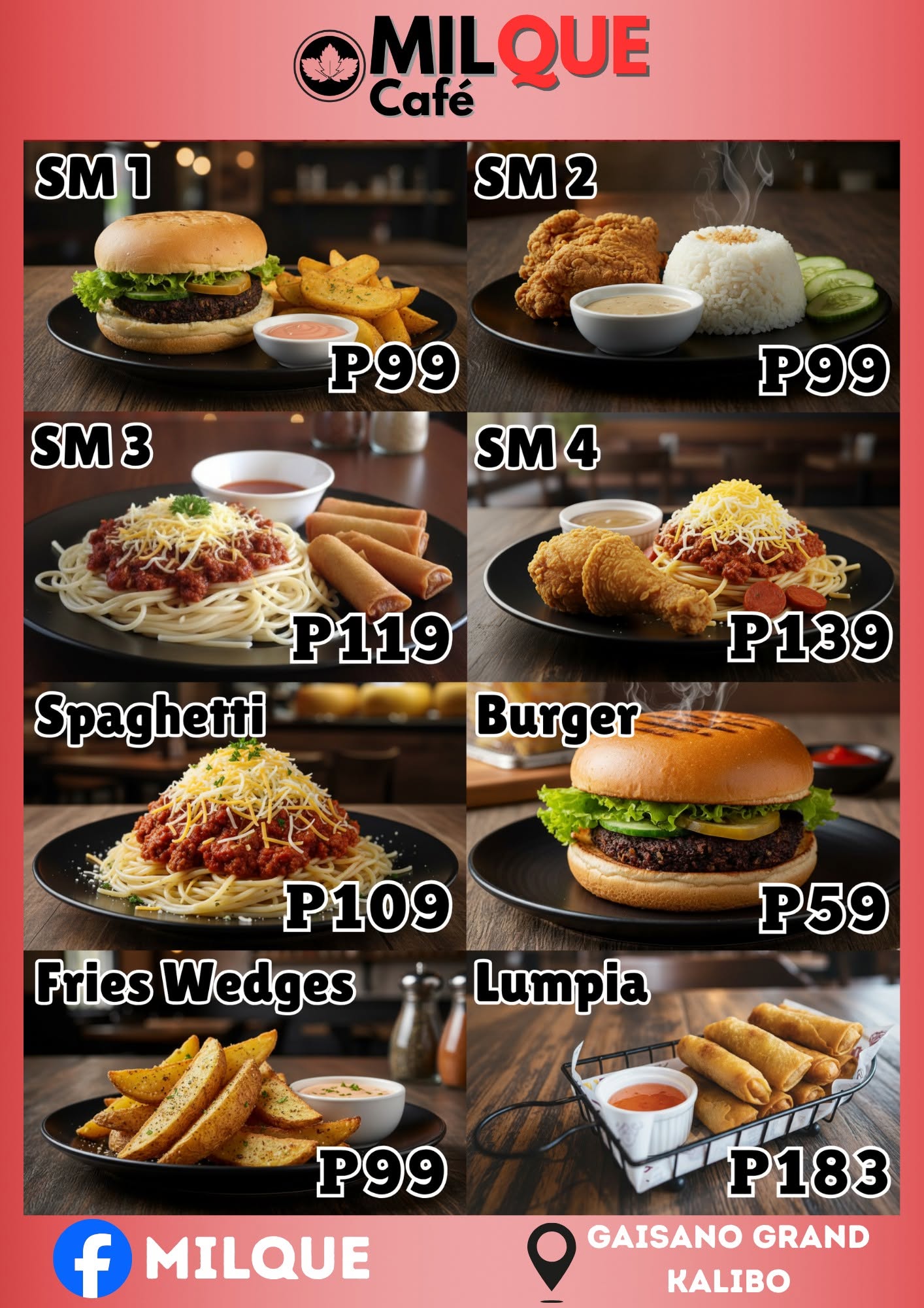 Meals & silog menu